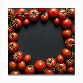 Frame Of Tomatoes 10 Canvas Print