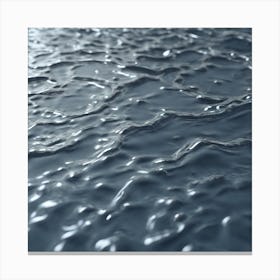 Realistic Water Flat Surface For Background Use Trending On Artstation Sharp Focus Studio Photo (3) Canvas Print