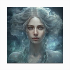 Ice Girl Canvas Print