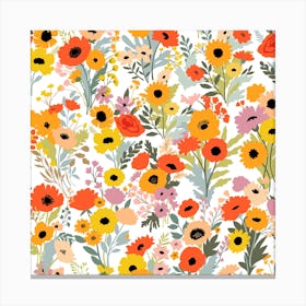 Floral Pattern Canvas Print