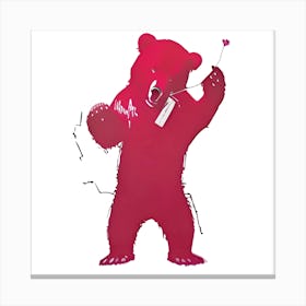 Viva Bear Canvas Print