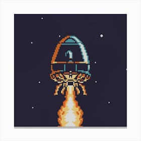 Spaceship Canvas Print
