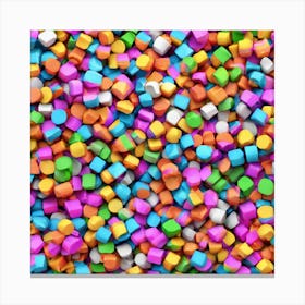 Colorful Sprinkles Canvas Print