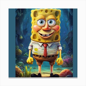 Spongebob Canvas Print
