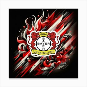 Bayer 04 Leverkusen Logo Wall Art 8 Canvas Print