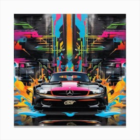 Mercedes Slam 1 Canvas Print