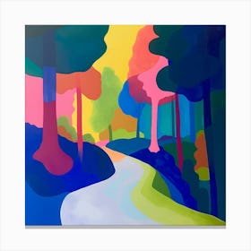 Abstract Park Collection Forest Park St Louis 2 Canvas Print