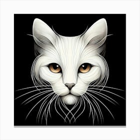 Creative Feline Cat Artwork 113 Canvas Print