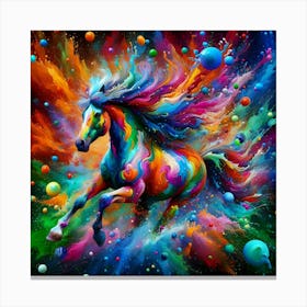 Colorful Horse 1 Canvas Print