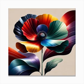 Abstract Flower Canvas Print Canvas Print