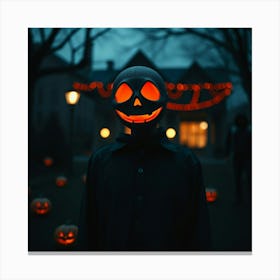 Halloween Jack O Lantern Canvas Print