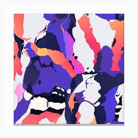 The Purple Color Turns Peachy Canvas Print