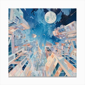 Sky City Canvas Print