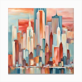 Manhattan 4 30x30in9000x9000px 25 Canvas Print