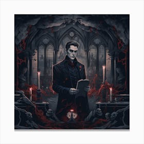 Dracula Canvas Print