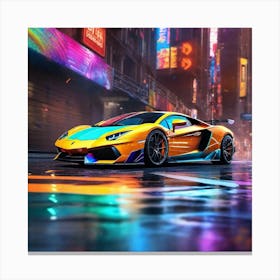 Lamborghini 109 Canvas Print