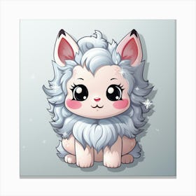 Cute Kawaii Fox Canvas Print