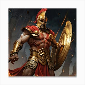 Spartan Warrior 5 Canvas Print