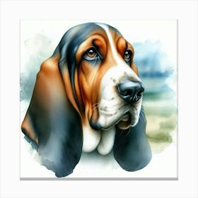 Basset Hound Canvas Print