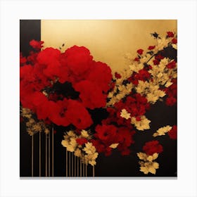 Gutai Red Poppies Canvas Print