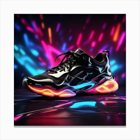 Neon Sneakers 3 Canvas Print