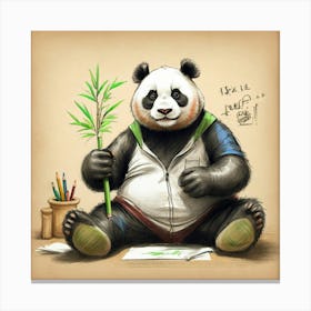 Panda Bear 38 Canvas Print