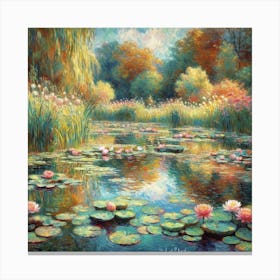 Water Lilies 3 Canvas Print