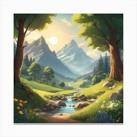 Radiant Retreat Canvas Print