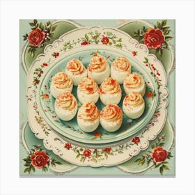 Deviled Eggs 1 Canvas Print