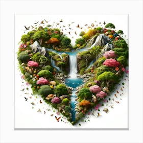 Heart Of Nature 3 Canvas Print