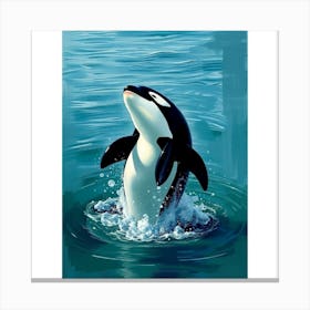 Orca Whale 3 Canvas Print