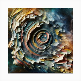 Spiral Head Canvas Print