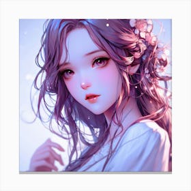 Anime Girl (43) Canvas Print
