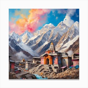 Shiva Temple Canvas Print