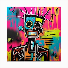 Basquiat State Of Mind 5 Canvas Print