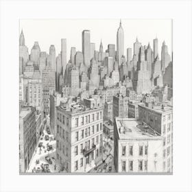 New York City 10 Canvas Print