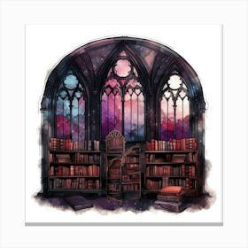 Harry Potter Library 1 Canvas Print