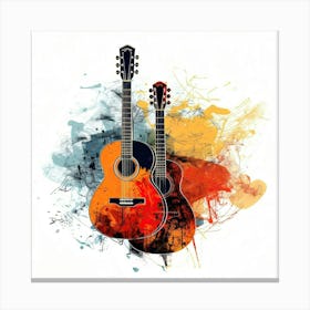 Acoustic Guitars 1 Canvas Print