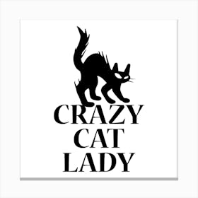 Crazy Cat Lady Canvas Print