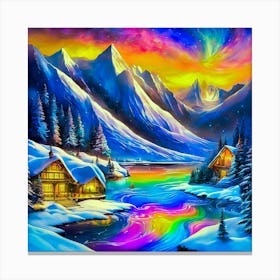 Rainbows In The Sky Canvas Print