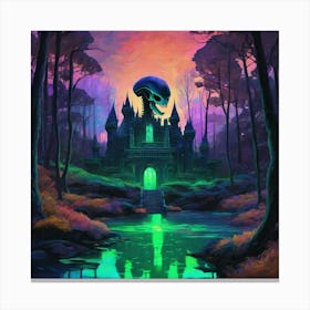 Alien Castle Canvas Print