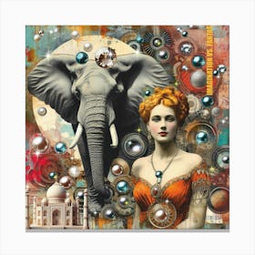 Imagination vs. Fantasy Canvas Print