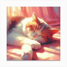 Cat Painting 3 Canvas Print