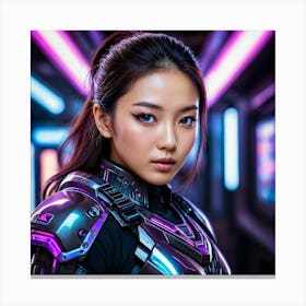 Sci-Fi Girl 1 Canvas Print