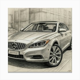 Mercedes-Benz S-Class Canvas Print