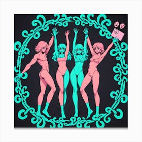 Sexy Girls 6 Canvas Print