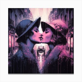 Romantic Paris Canvas Print