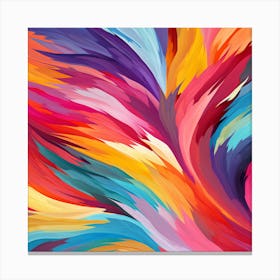 Abstract Colorful Swirls Background 4 Canvas Print