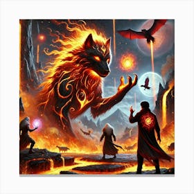 Episode 1 Raging Inferno Title Canvas Print