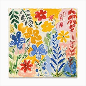 Floral Painting Matisse Style 14 Canvas Print